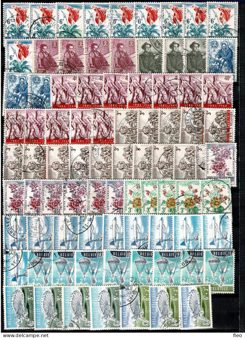 1960 Volledige Jaargang /ANNÉE COMPLÈTE Zonder BL32 (+/- 500 Timbres°) - Années Complètes