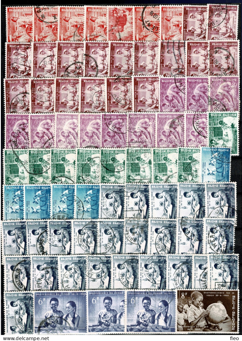 1960 Volledige Jaargang /ANNÉE COMPLÈTE Zonder BL32 (+/- 500 Timbres°) - Jahressätze