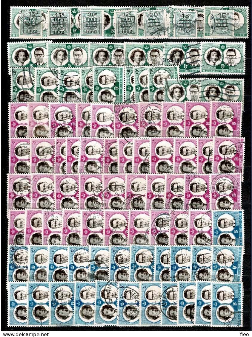 1960 Volledige jaargang /ANNÉE COMPLÈTE zonder BL32 (+/- 500 timbres°)