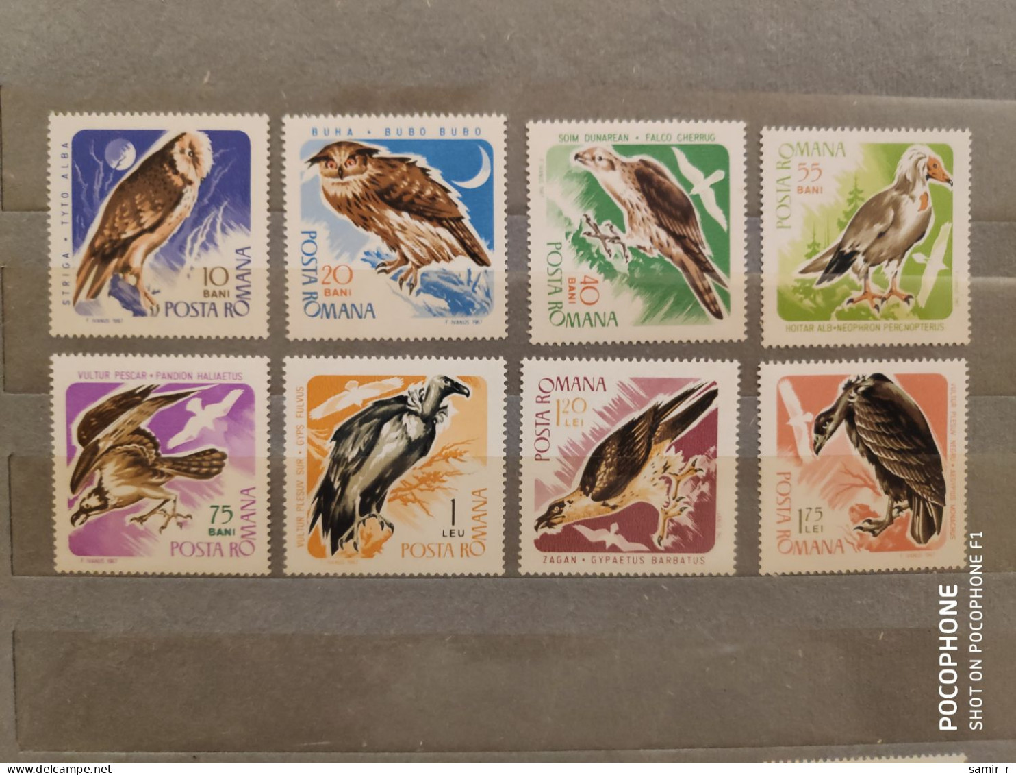 1967	Romania	Birds (F88) - Unused Stamps