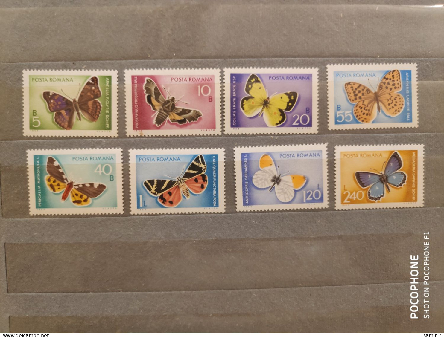 1969	Romania	Butterflies  (F88) - Ungebraucht