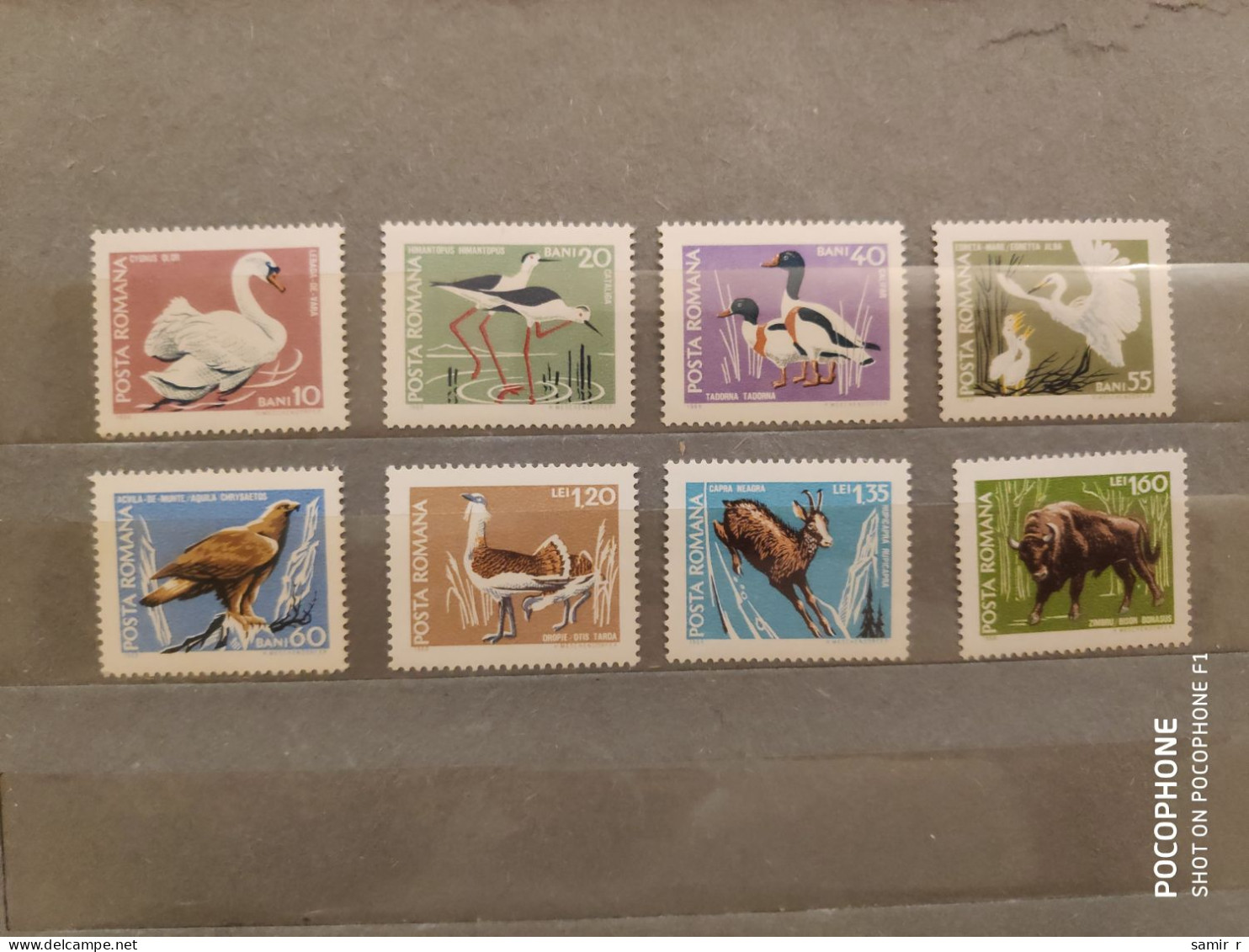 1968	Romania	Animals  (F88) - Unused Stamps