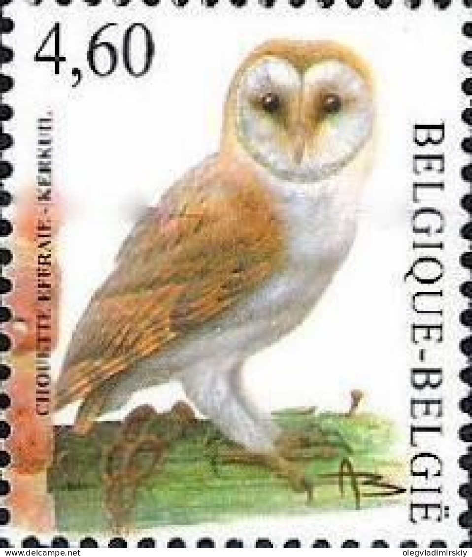 Belgium Belgique Belgien 2010 Barn Owl Tyto Alba Stamp MNH - Hiboux & Chouettes