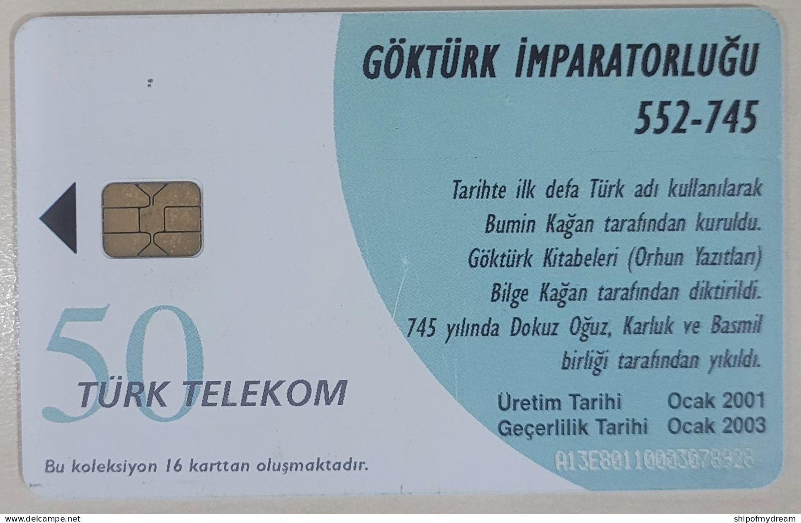 Turkey. TR-TT-C-0007. Gokturk Empire 552 - 745 - Turchia