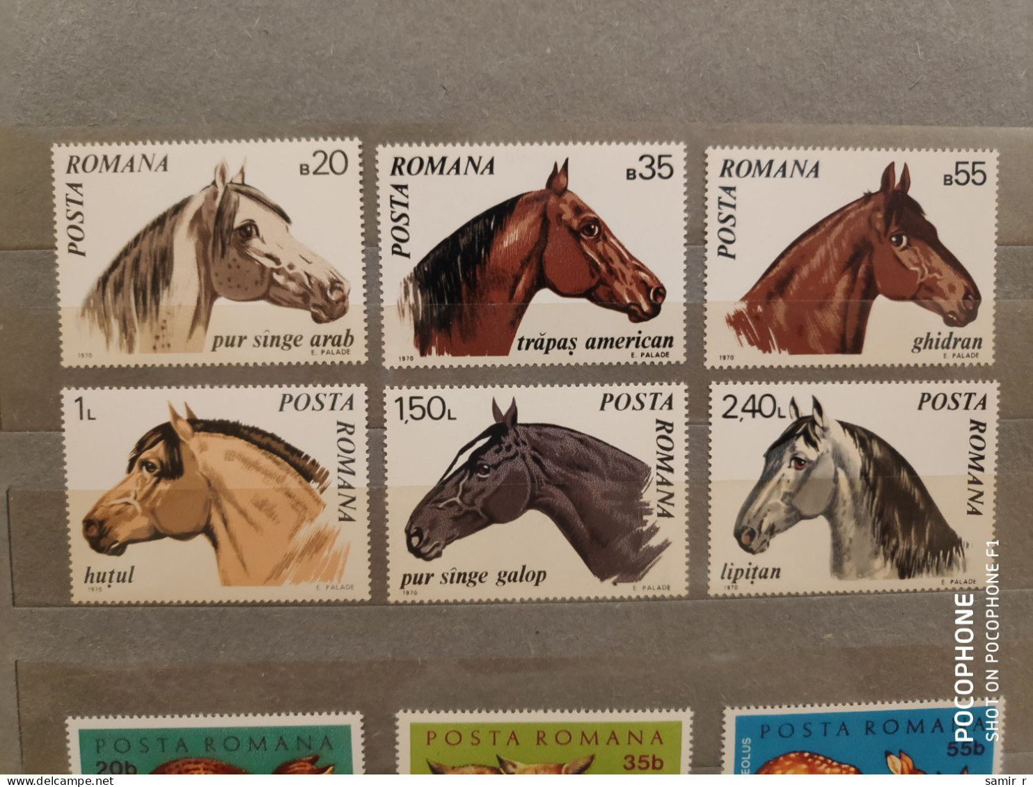 1970	Romania	Horses (F88) - Neufs