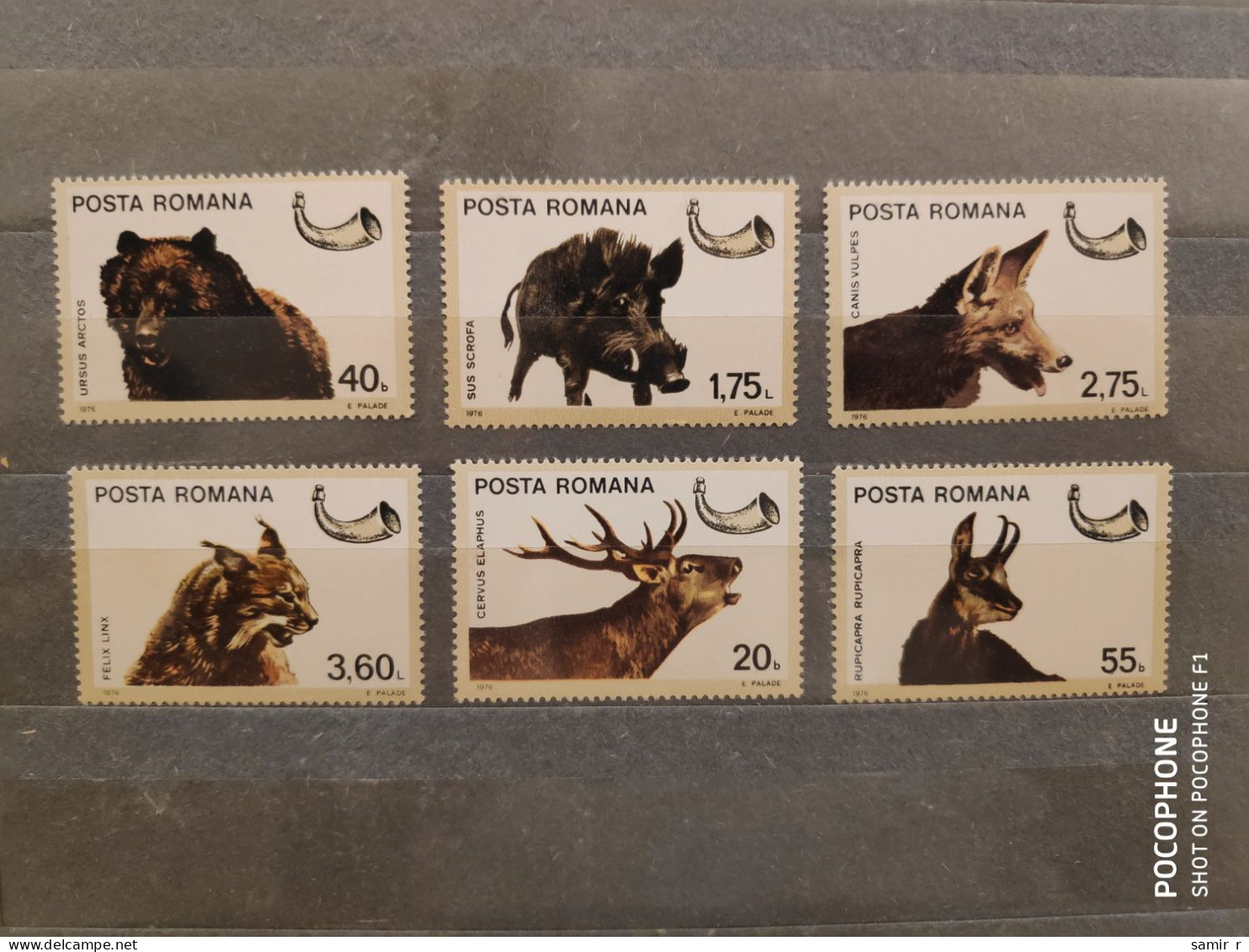 1976	Romania	Animals (F88) - Unused Stamps