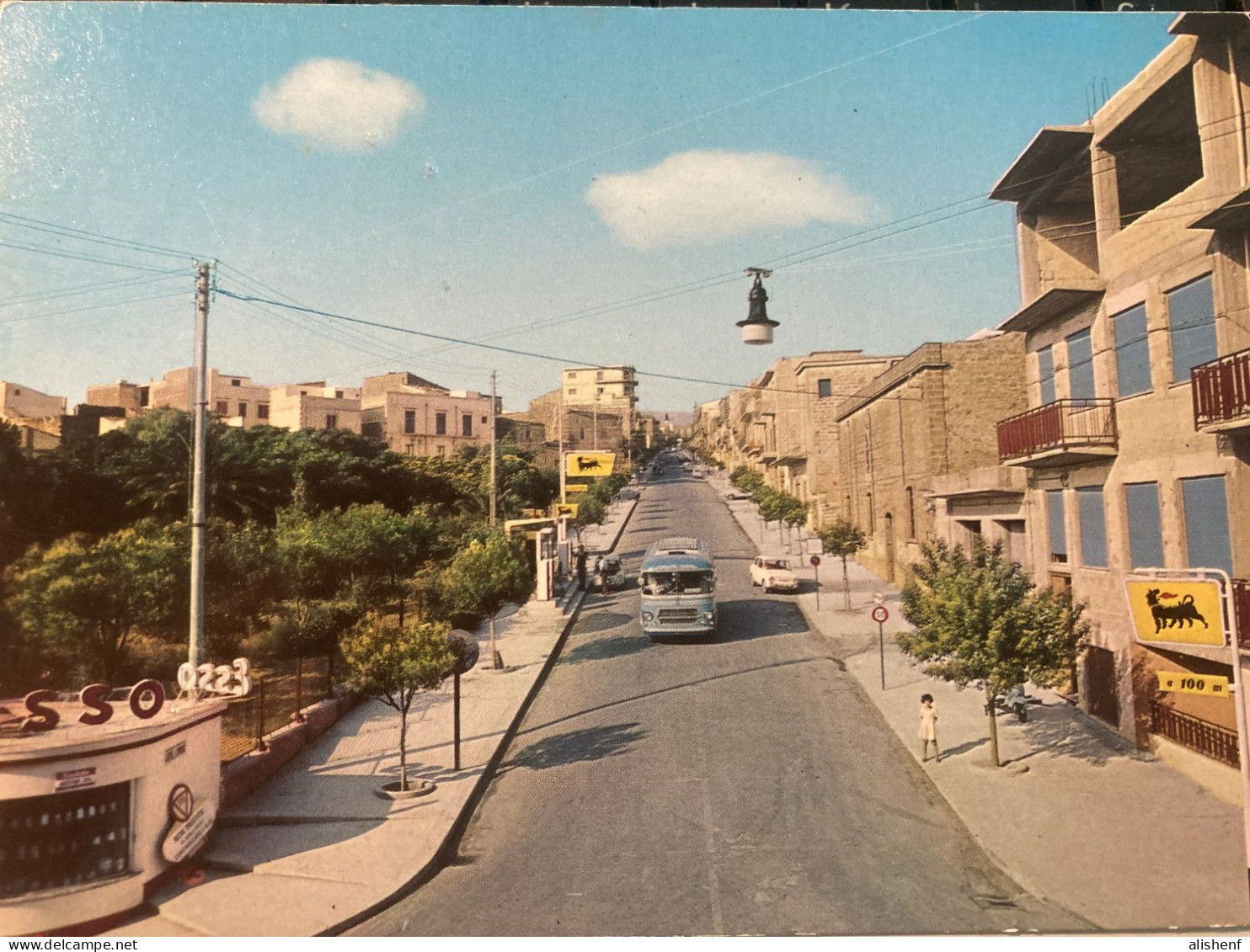 Sambuca Di Sicilia Corso Umberto Con Autobus - Agrigento