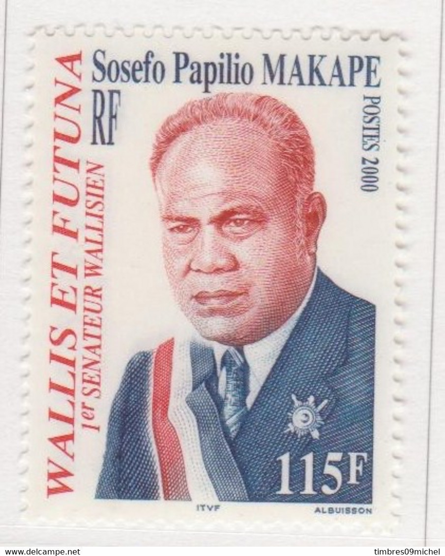 Wallis-et-Futuna N° 538** Neuf Sans Charnière - Ungebraucht