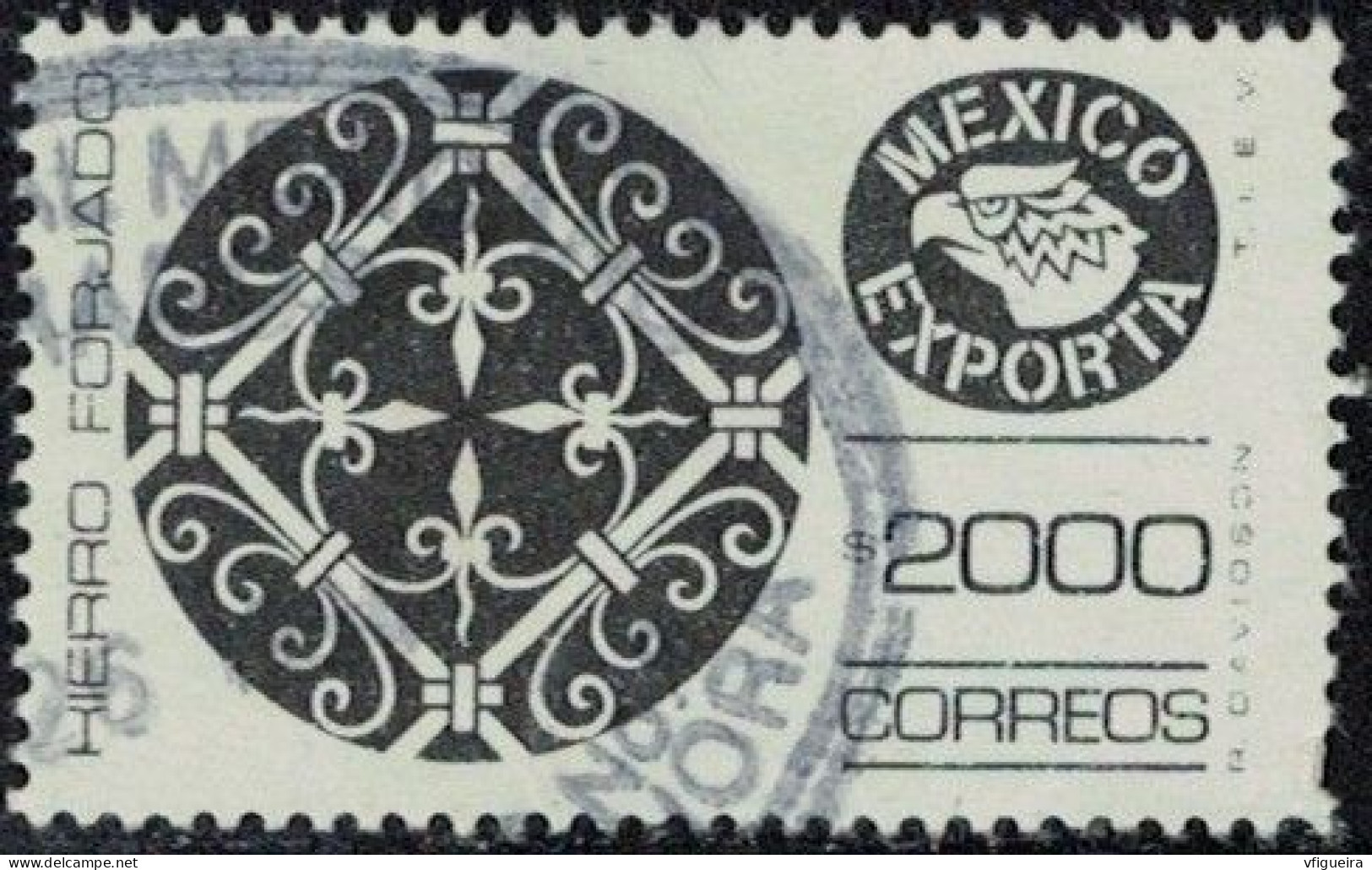 Mexique 1989 Oblitéré Used Exportation Hierro Forjado Fer Forgé SU - Messico