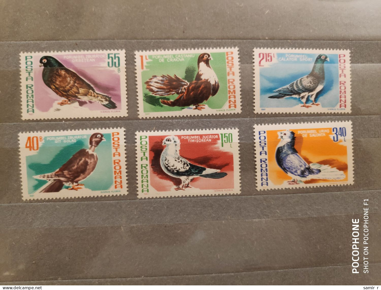 1981	Romania	Birds (F88) - Neufs