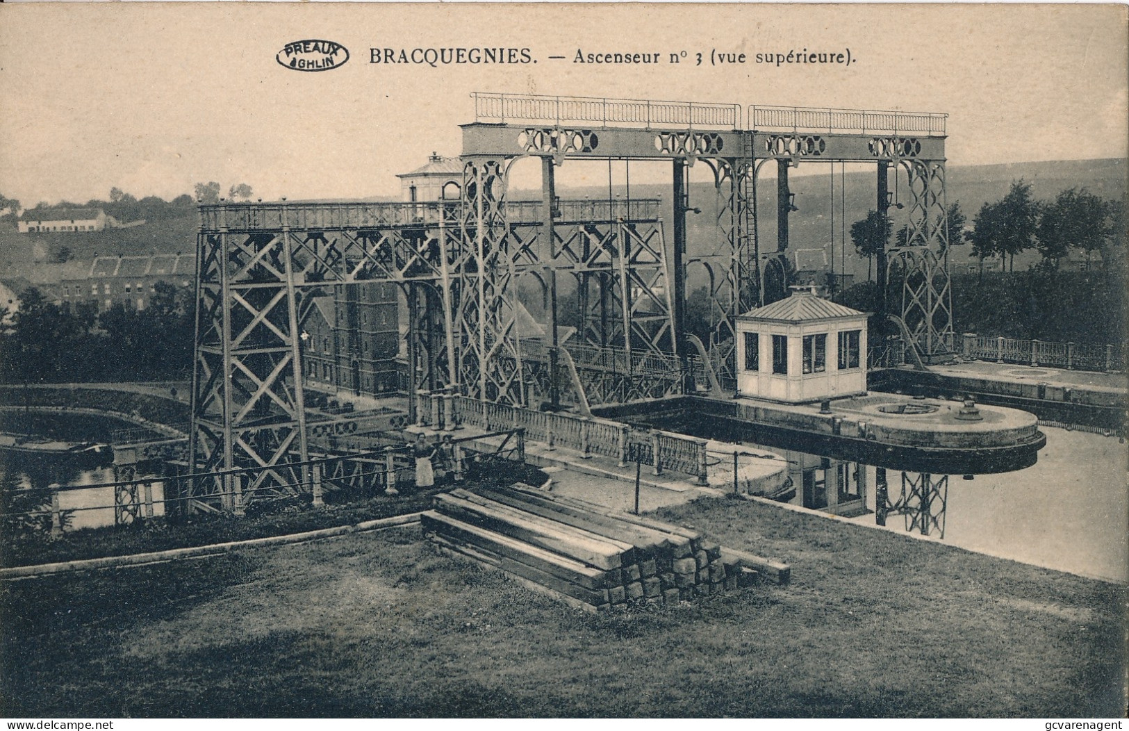 BRACUEGNIES    ASCENSEUR N°1  VUE SUPERIEURE - La Louvière