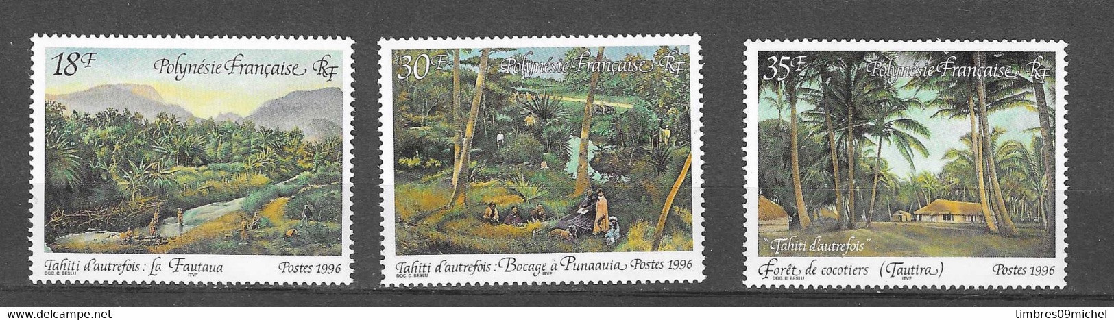 Polynésie N°498 à 500** Neuf Sans Charnière - Unused Stamps