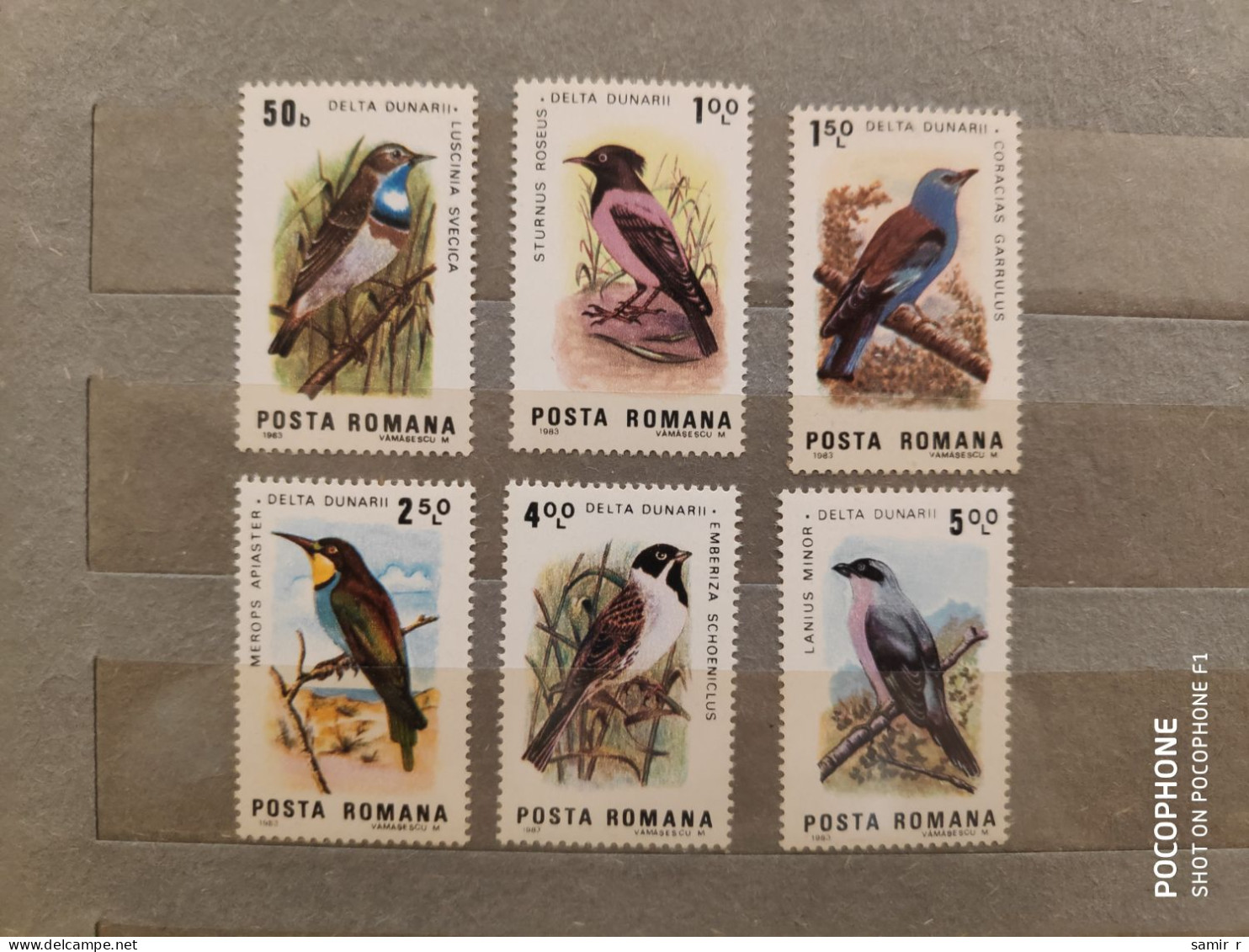 1983	Romania	Birds (F88) - Unused Stamps