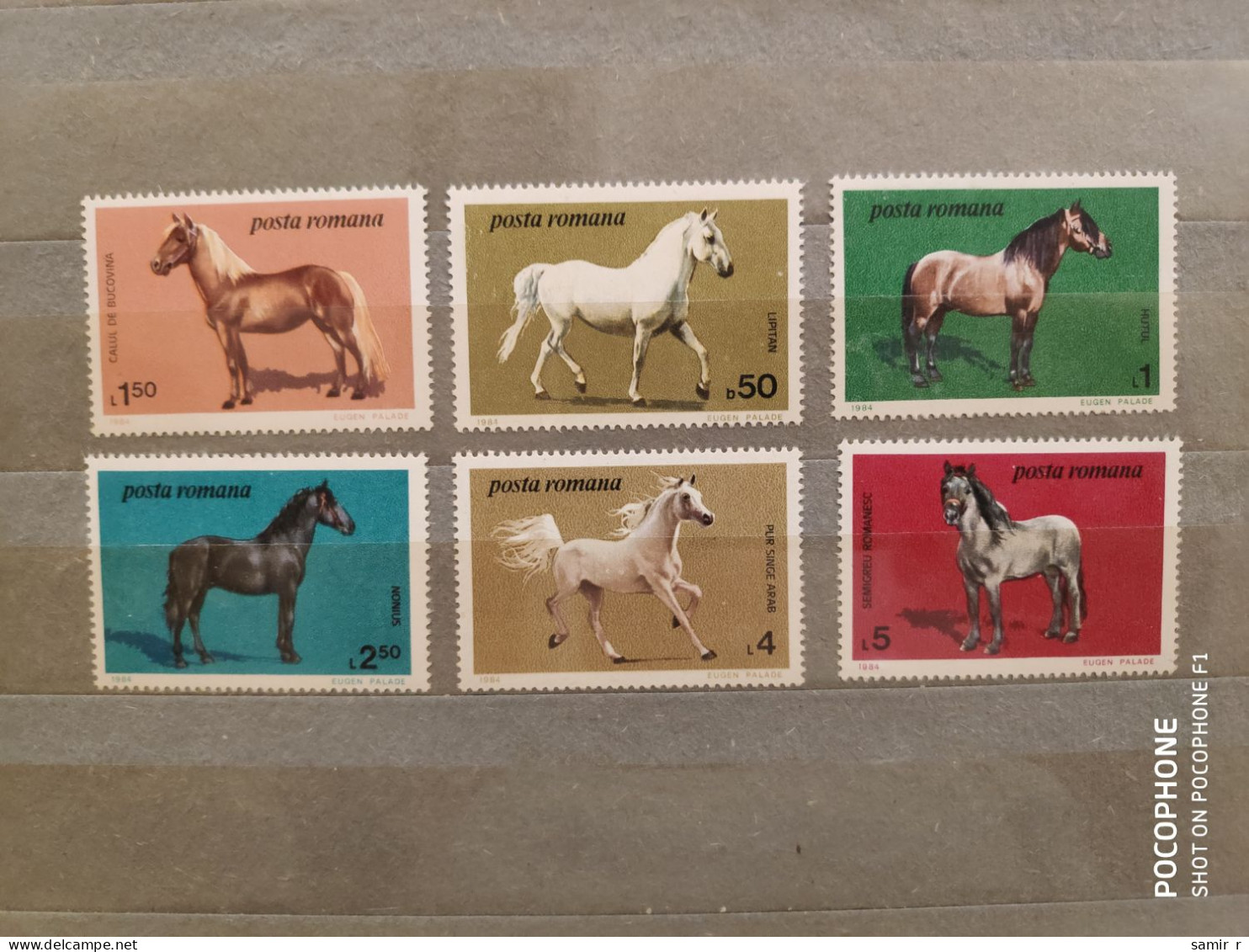 1984	Romania	Horses (F88) - Nuevos