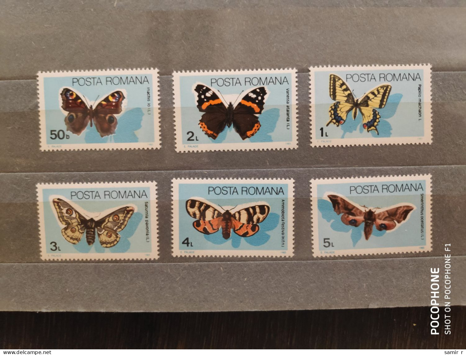 1985	Romania	Butterflies (F88) - Ongebruikt