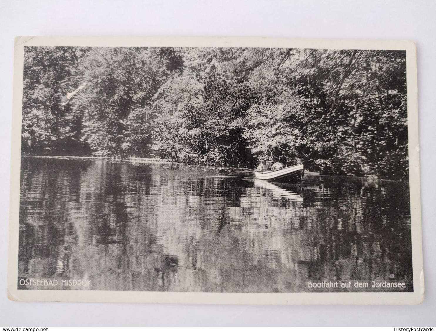 Ostseebad Misdroy In Pommern, Bootsfahrt Auf Dem Jordansee, 1934 - Pommern