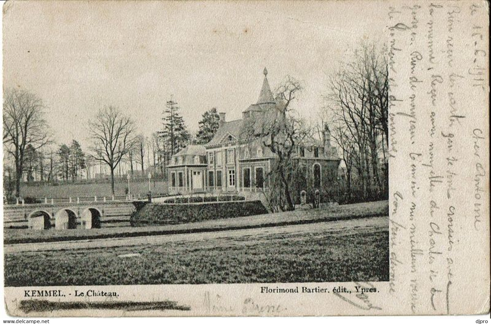 Kemmel  Lale Chateau Edit  Florimond  Bartier Ypres - Heuvelland