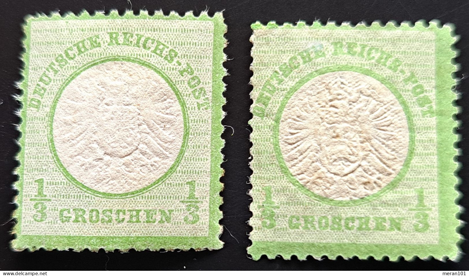 Deutsches Reich 1872, Mi 17 MH(ungebraucht) 2 Werte - Unused Stamps