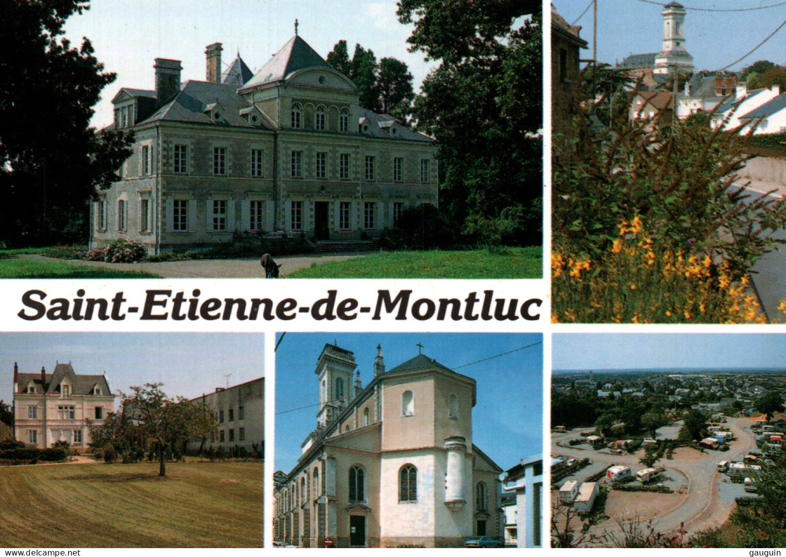 CPM - St ÉTIENNE De MONTLUC - Multivues Château - Edition Combier - Saint Etienne De Montluc