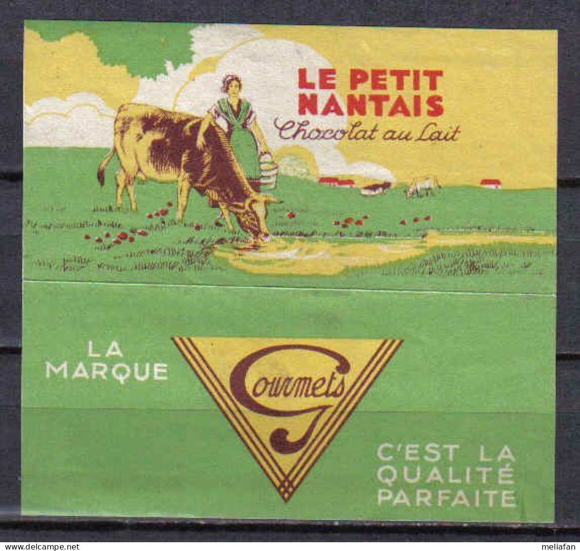 F815 - EMBALLAGE CHOCOLAT DES GOURMETS - LE PETIT NANTAIS - Altri & Non Classificati