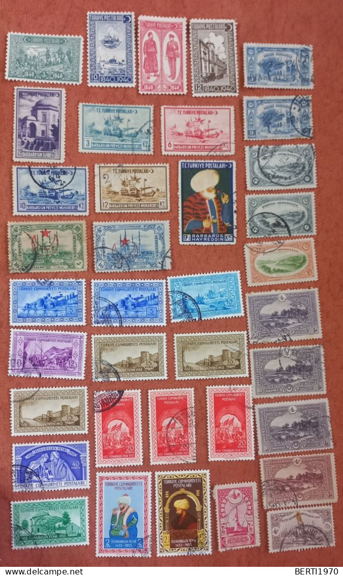 TURQUIA Lote De 37 Sellos Usados - Used Stamps