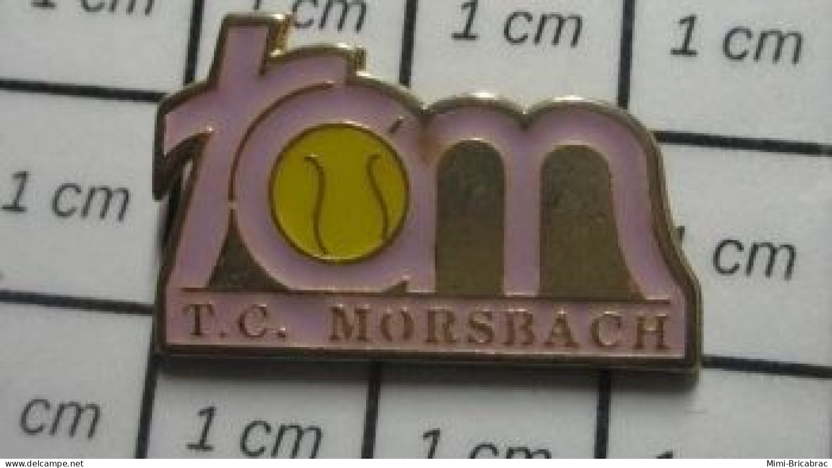 713A Pin's Pins / Beau Et Rare / SPORTS / CLUB TENNIS TC MORSBACH - Tennis