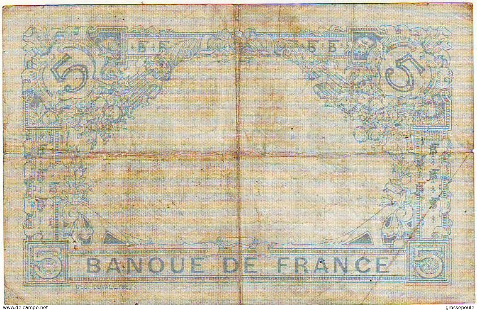 BILLET 5 FRANCS 22 Février 1916 - N° L.10465 - TTB - 5 F 1912-1917 ''Bleu''