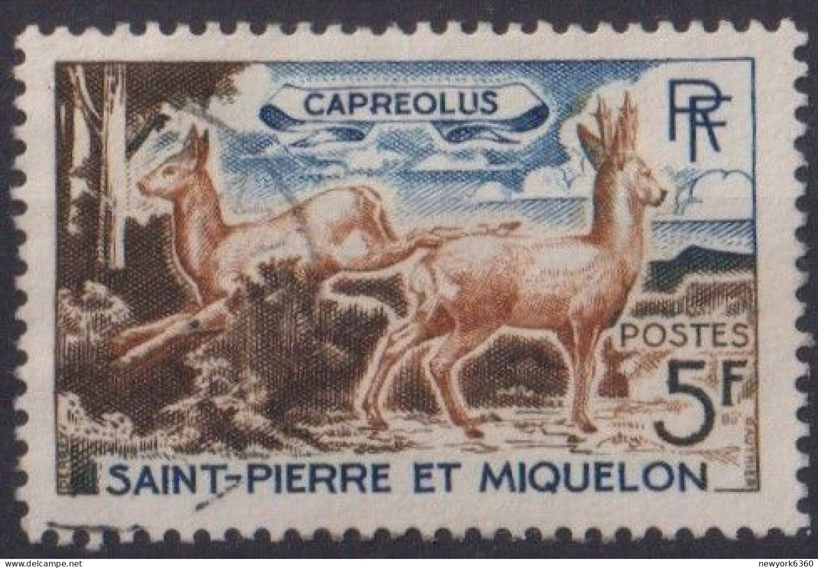 1964 ST PIERRE ET MIQUELON Obl 374 - Gebruikt