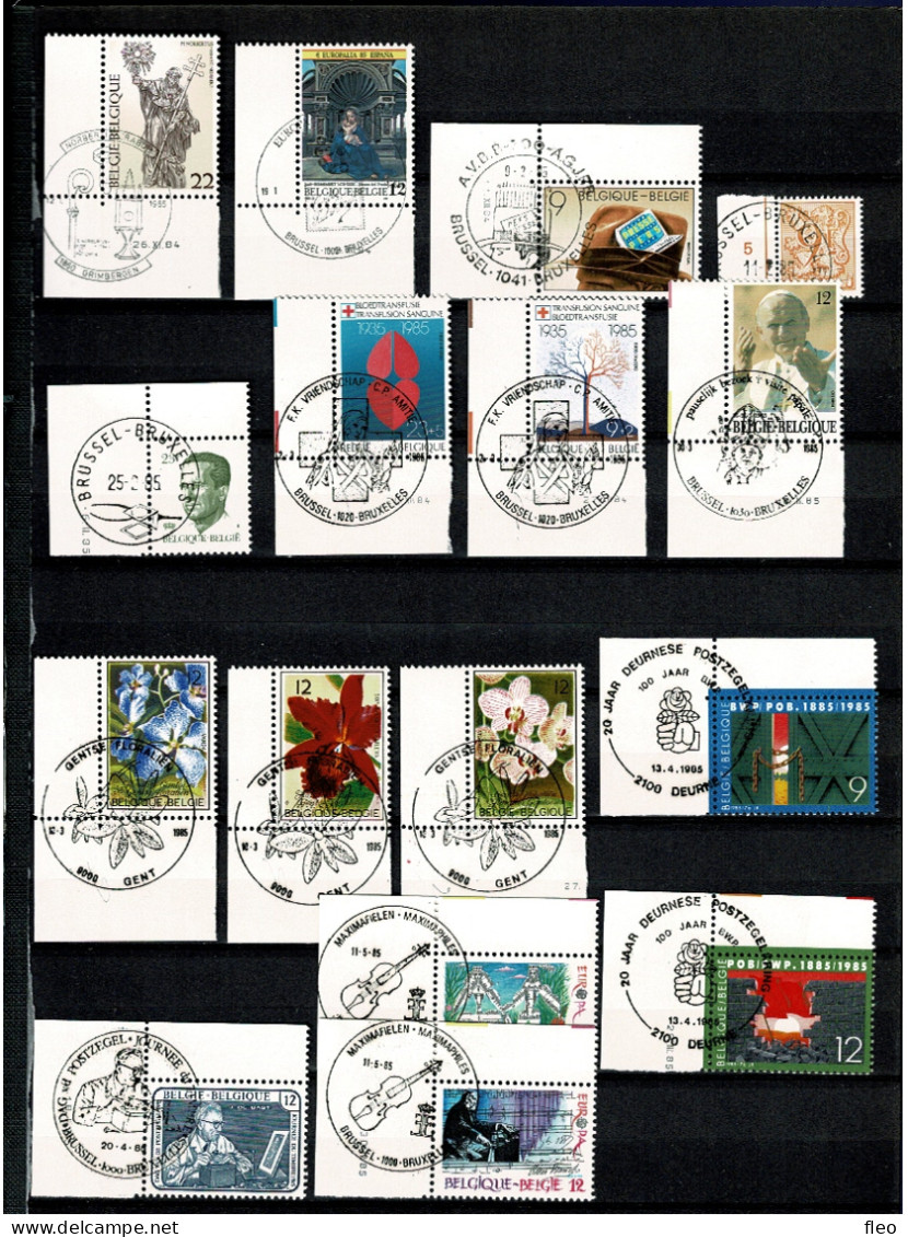 1985 Volledige Jaargang /ANNÉE COMPLÈTE Postfris Met 1édag Stempel : HEEL MOOI ! MNH Avec Cachet 1er Jour - Full Years