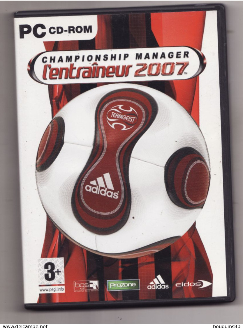 L'ENTRAINEUR 2007 CHAMPIONSHIP MANAGER PC Cd-rom - Jeux PC