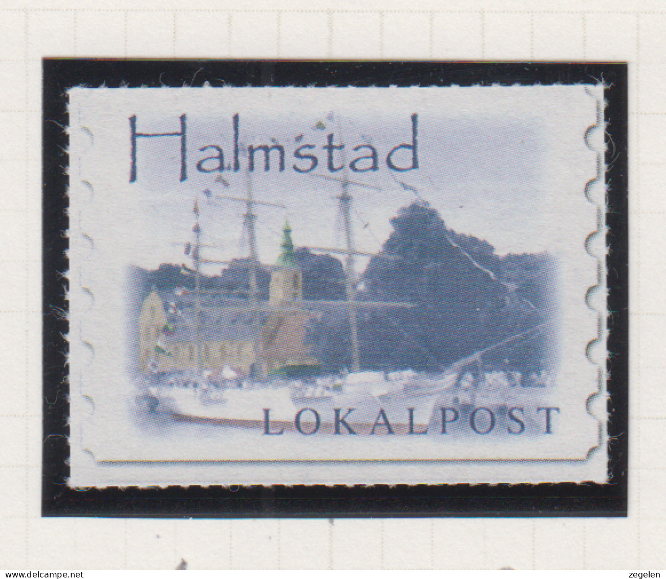 Zweden Lokale Zegel Cat. Facit Sverige 2000 Private Lokaalpost Halmstad Lokalpost 1 - Local Post Stamps