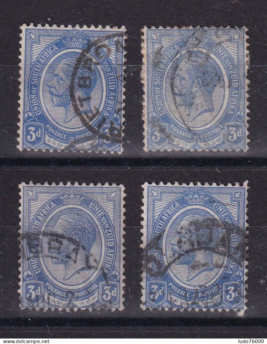 D 783 / AFRIQUE DU SUD / LOT N° 15 OBL / 4 TIMBRES - Gebruikt