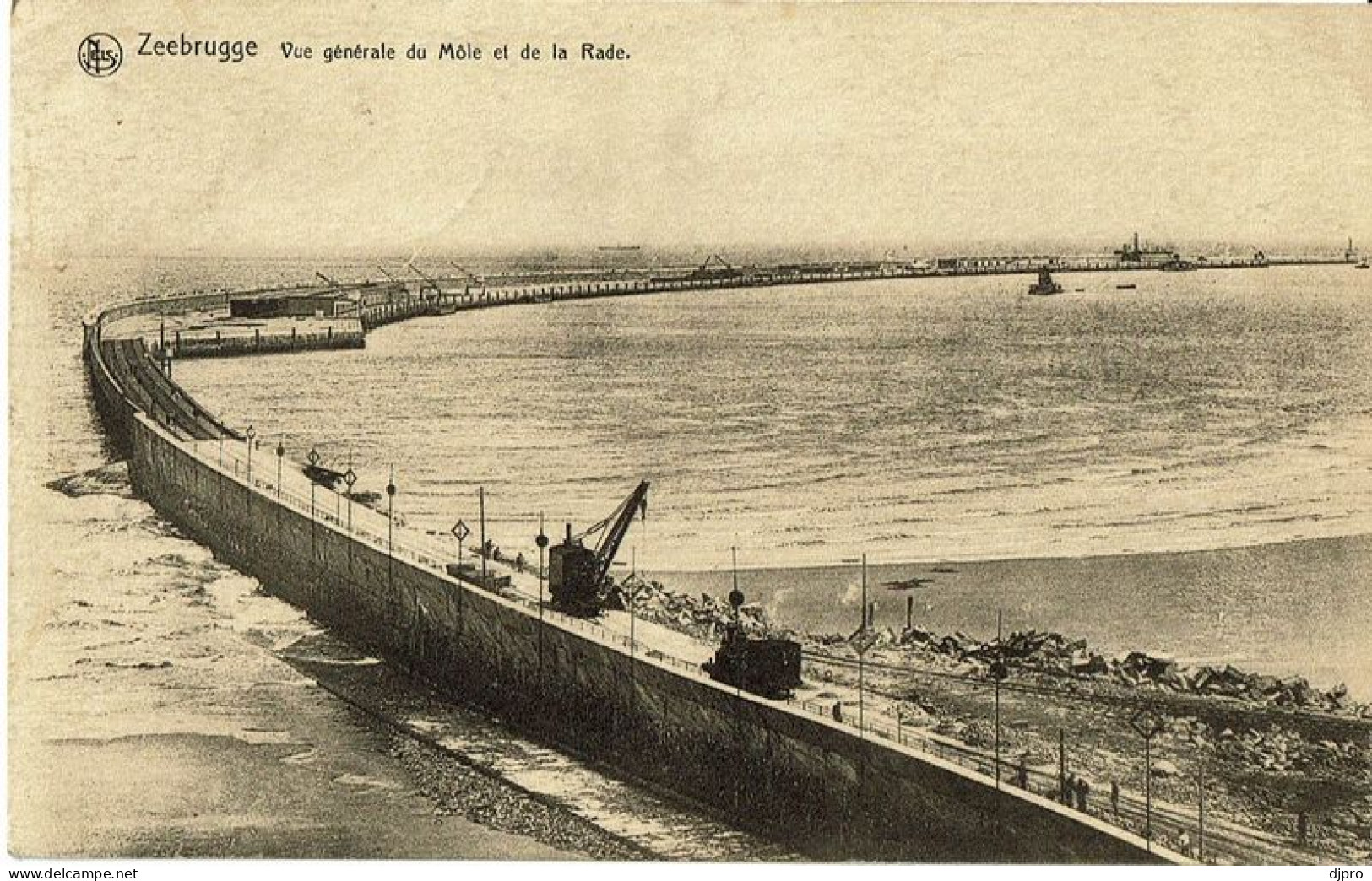 Zeebrugge  Vue Générale Du Male - Zeebrugge