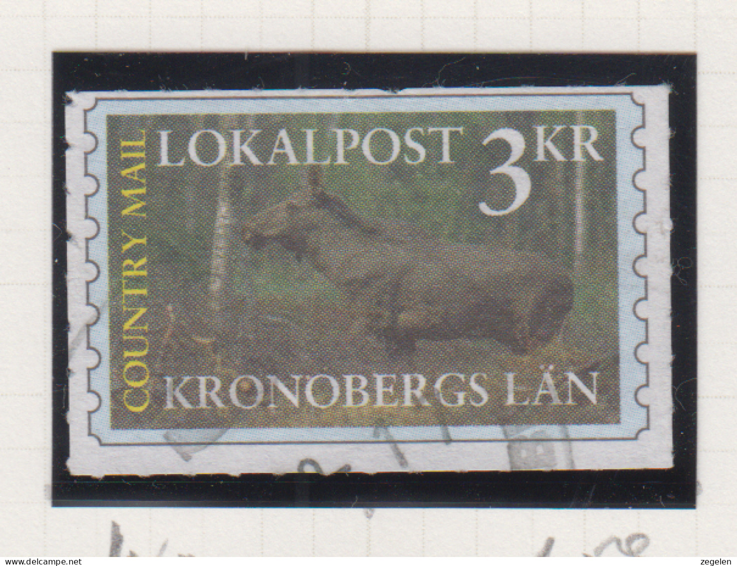 Zweden Lokale Zegel Cat. Facit Sverige 2000 Private Lokaalpost Växjö (Kronobergs) 4a - Local Post Stamps