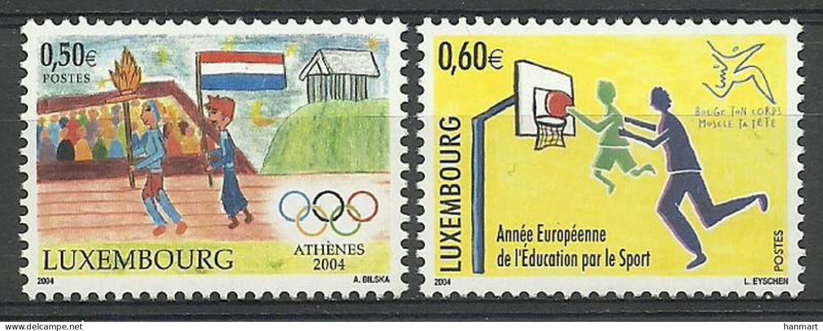 Luxembourg 2004 Mi 1642-1643 MNH  (ZE3 LXB1642-1643) - Andere