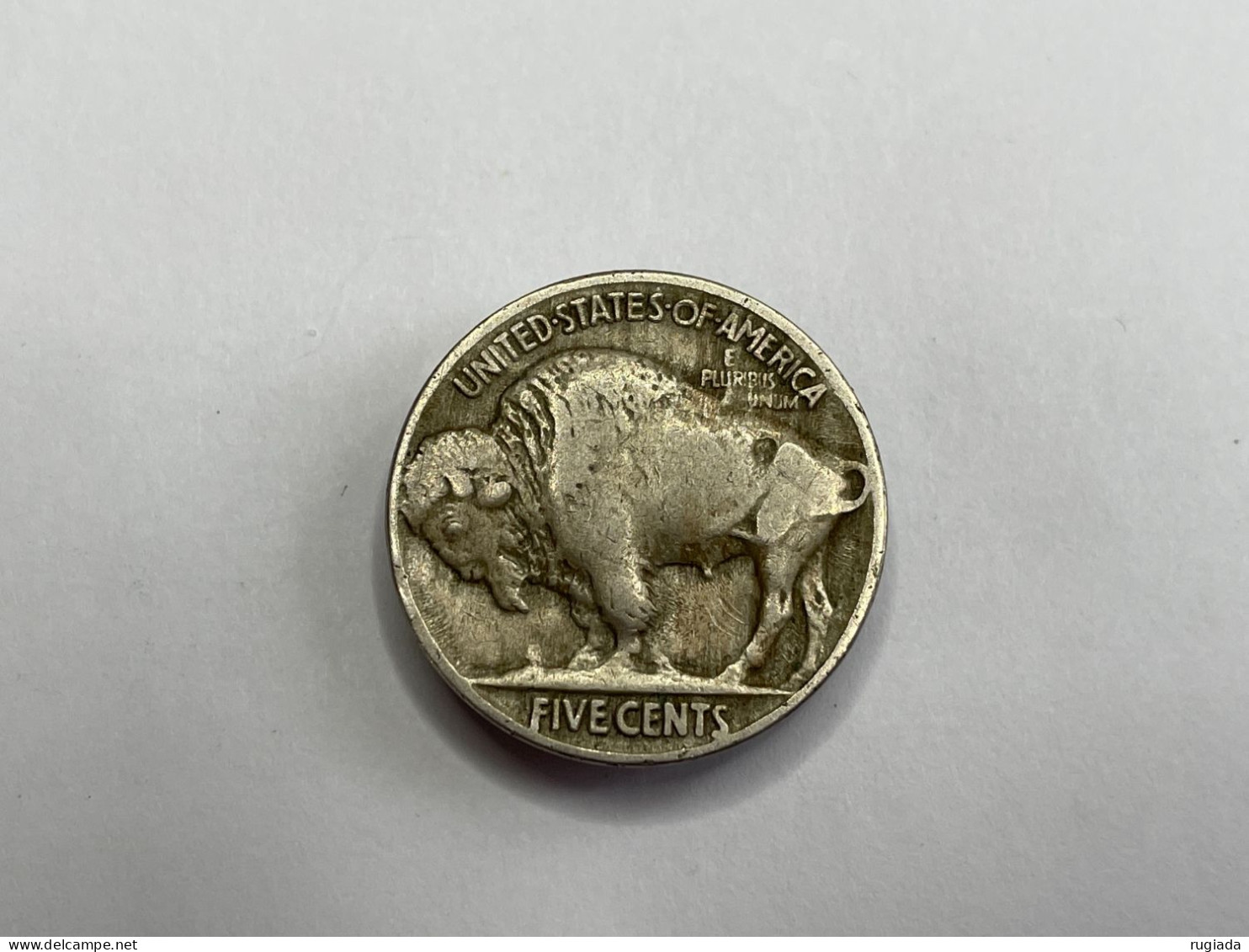 1913 (P) USA Buffalo Nickel 5 Cents Coin, VF Very Fine - 1913-1938: Buffalo