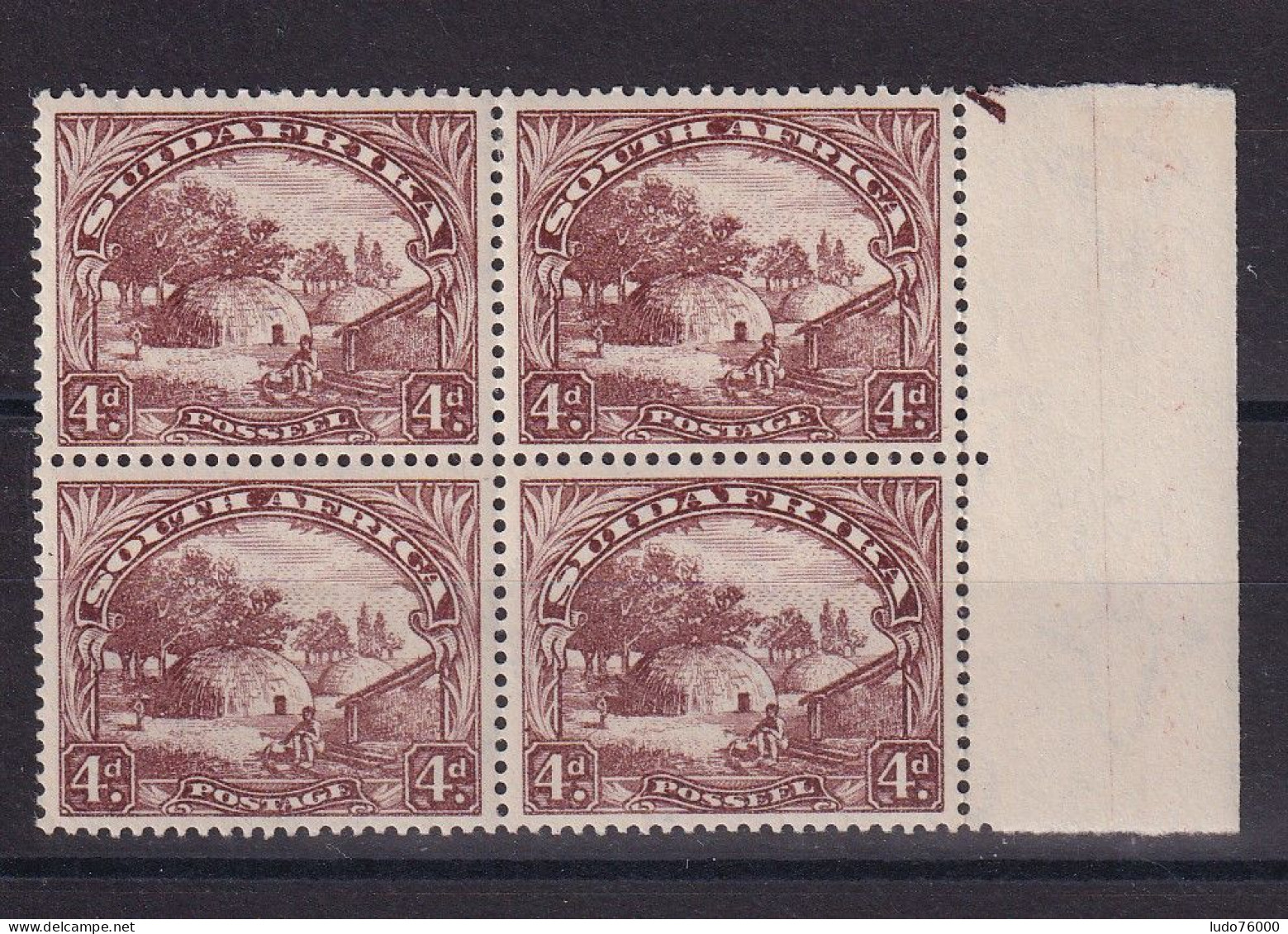 D 783 / AFRIQUE DU SUD / N° 42A/51A BLOC DE 4 NEUF* - Unused Stamps