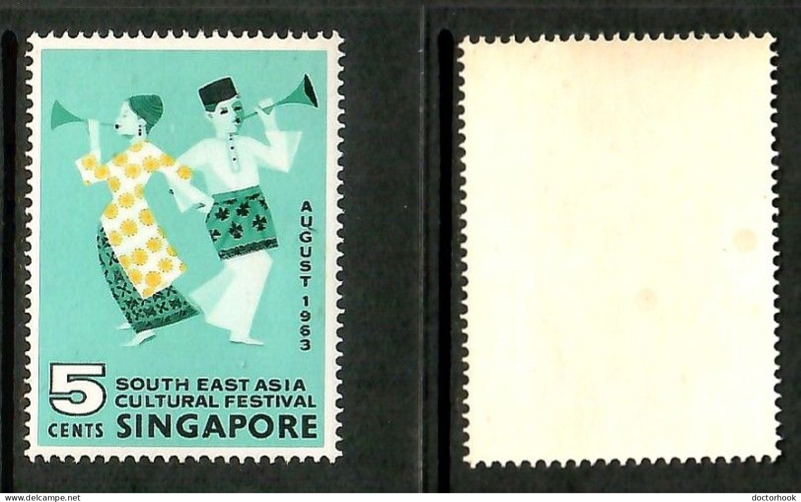 SINGAPORE    Scott # 72** MINT NH (CONDITION PER SCAN) (Stamp Scan # 1041-5) - Singapur (1959-...)