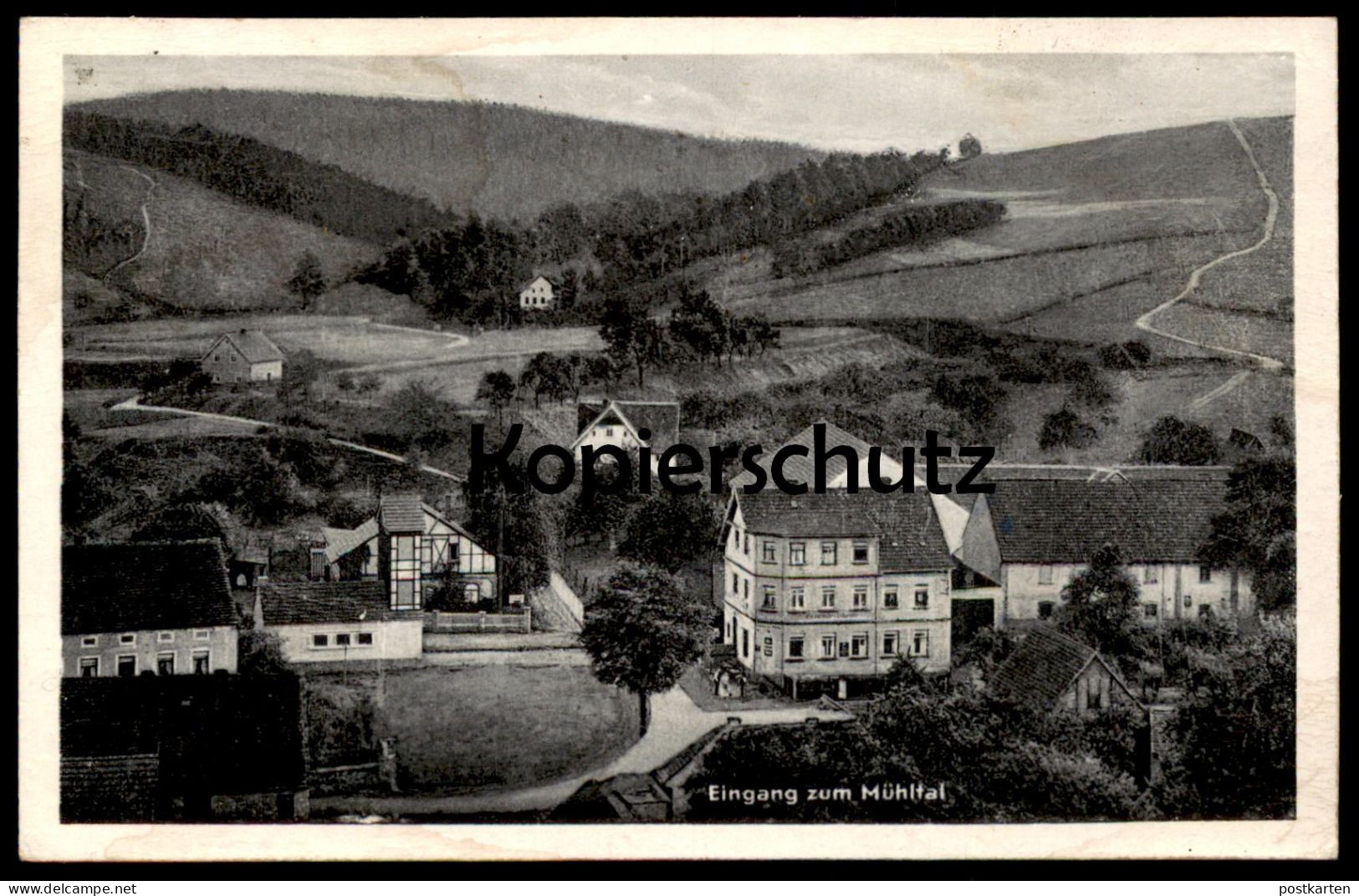 ALTE POSTKARTE ROBERTSMÜHLE EINGANG ZUM MÜHLTAL EISENBERG THÜRINGEN Mühle Ansichtskarte Postcard Cpa AK - Eisenberg