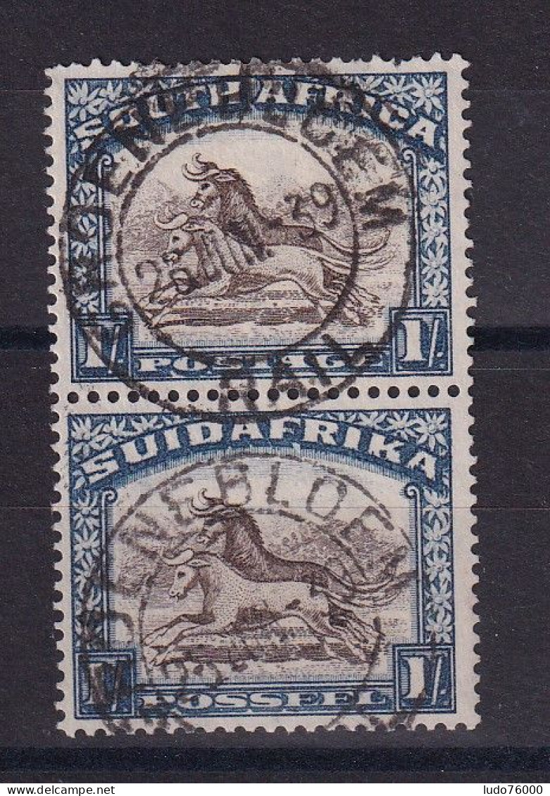 D 783 / AFRIQUE DU SUD / N° 44/53 PAIRE OBL - Used Stamps