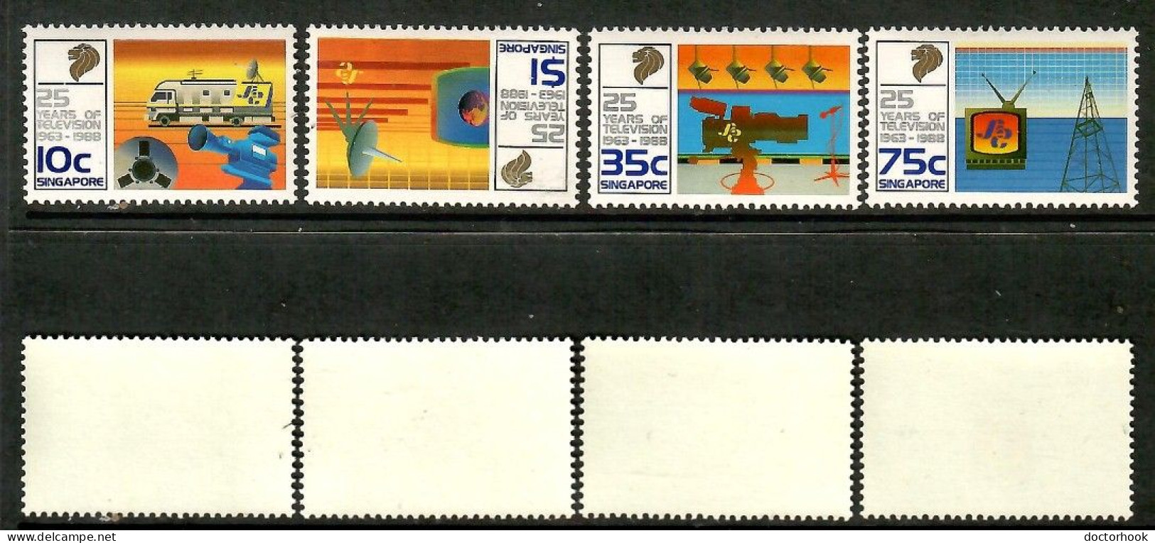 SINGAPORE    Scott # 514-7** MINT NH (CONDITION PER SCAN) (Stamp Scan # 1041-9) - Singapur (1959-...)