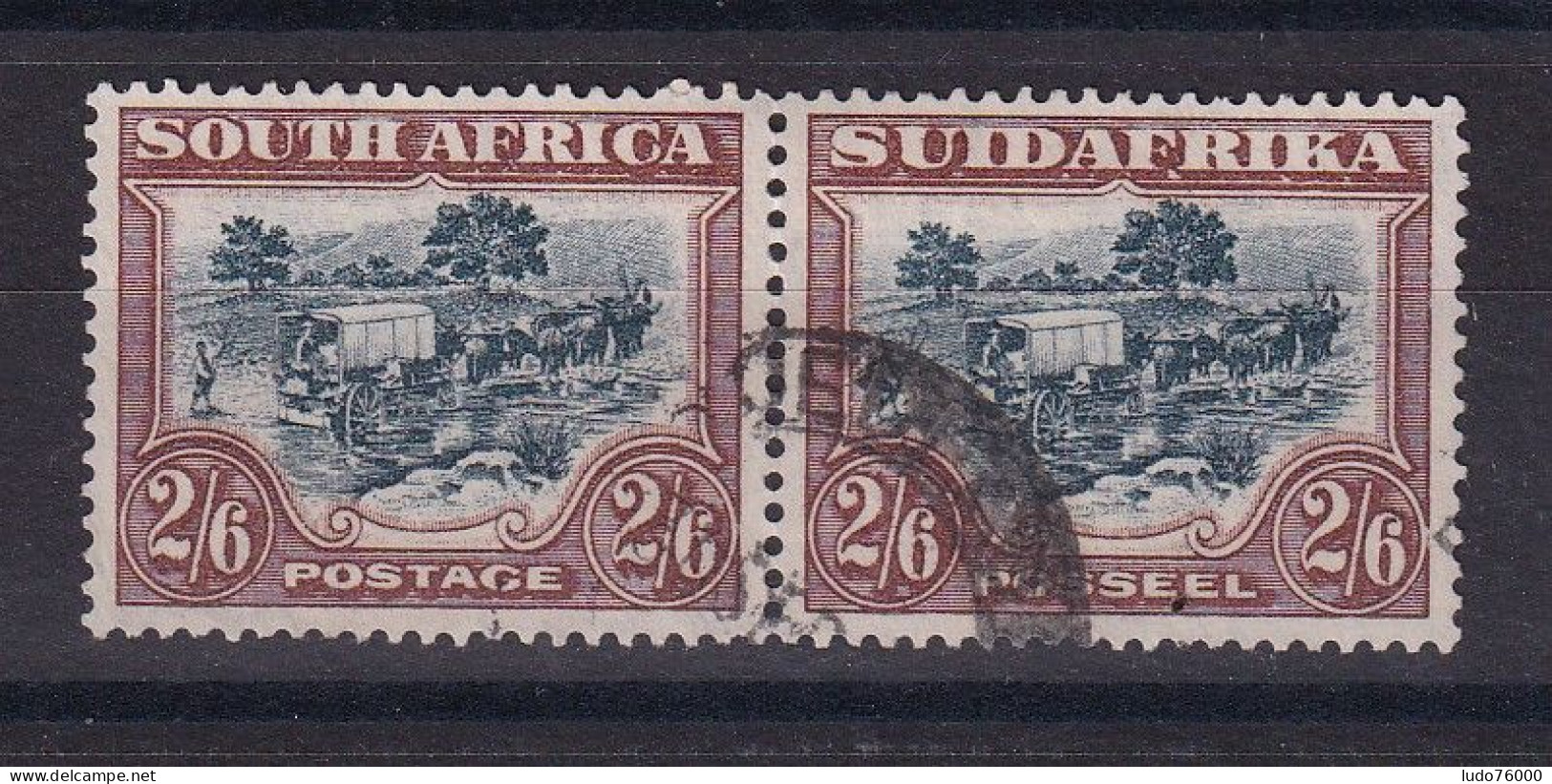 D 783 / AFRIQUE DU SUD / N° 45/54 PAIRE OBL - Usados