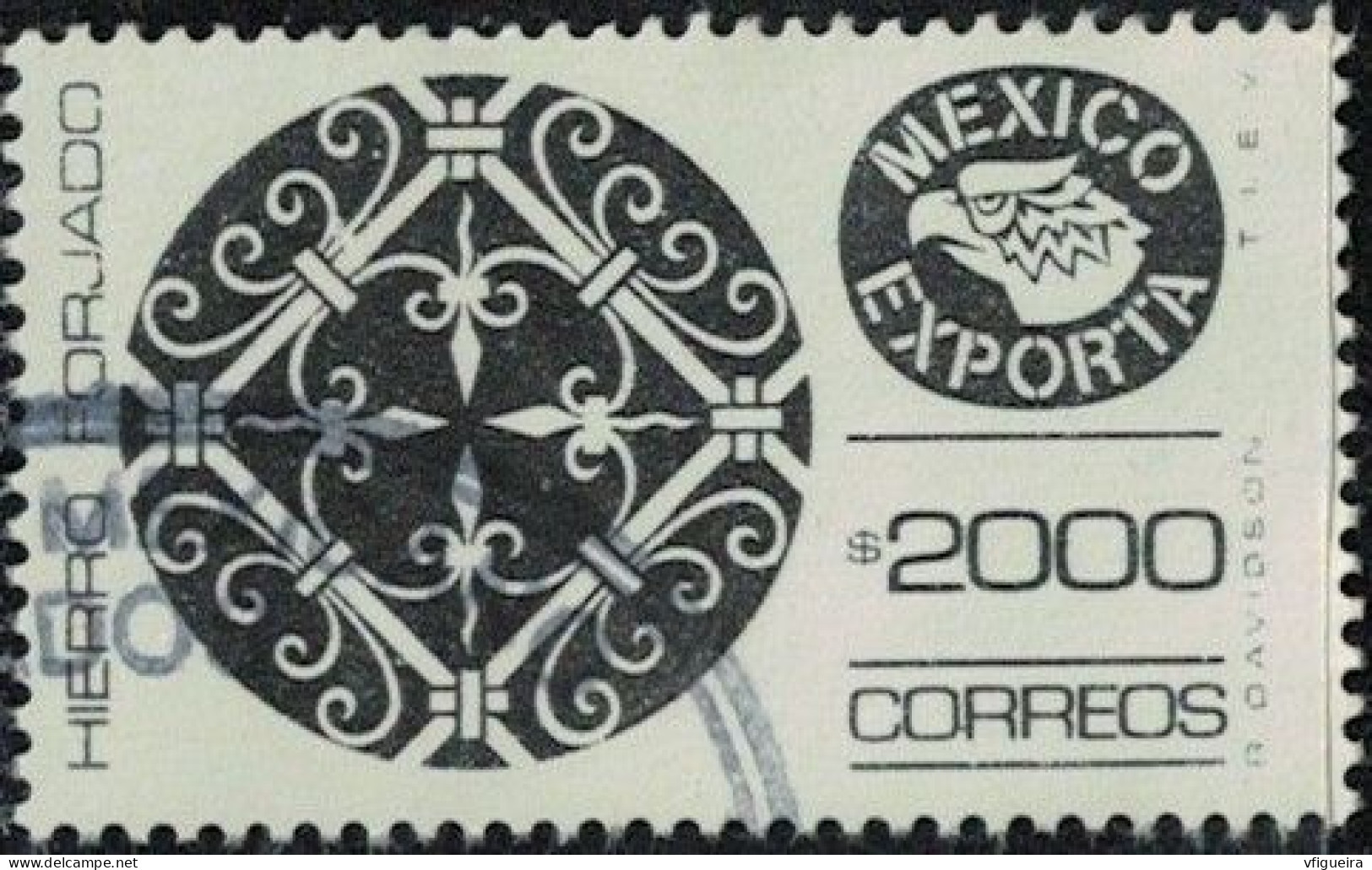Mexique 1989 Oblitéré Used Exportation Hierro Forjado Fer Forgé SU - México