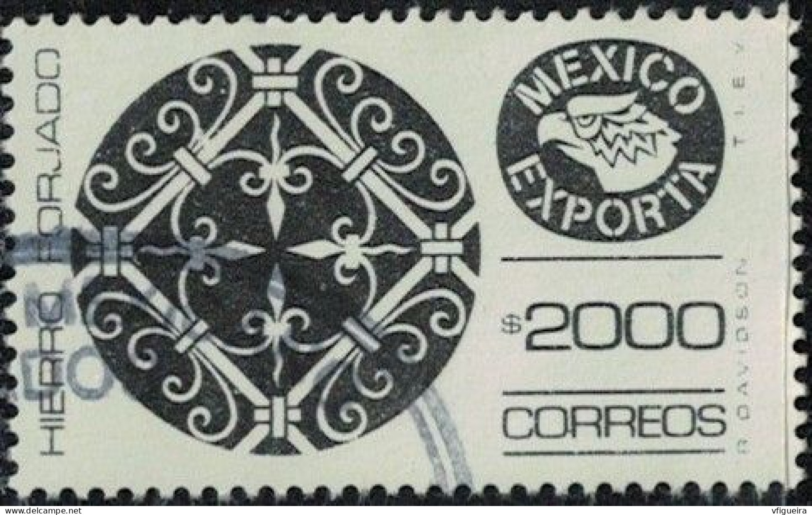 Mexique 1989 Oblitéré Used Exportation Hierro Forjado Fer Forgé SU - Messico