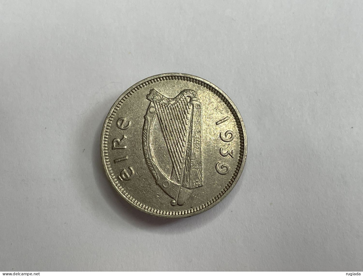 1939 Eire Ireland, 6d Six Pence, XF Extremely Fine - Ierland