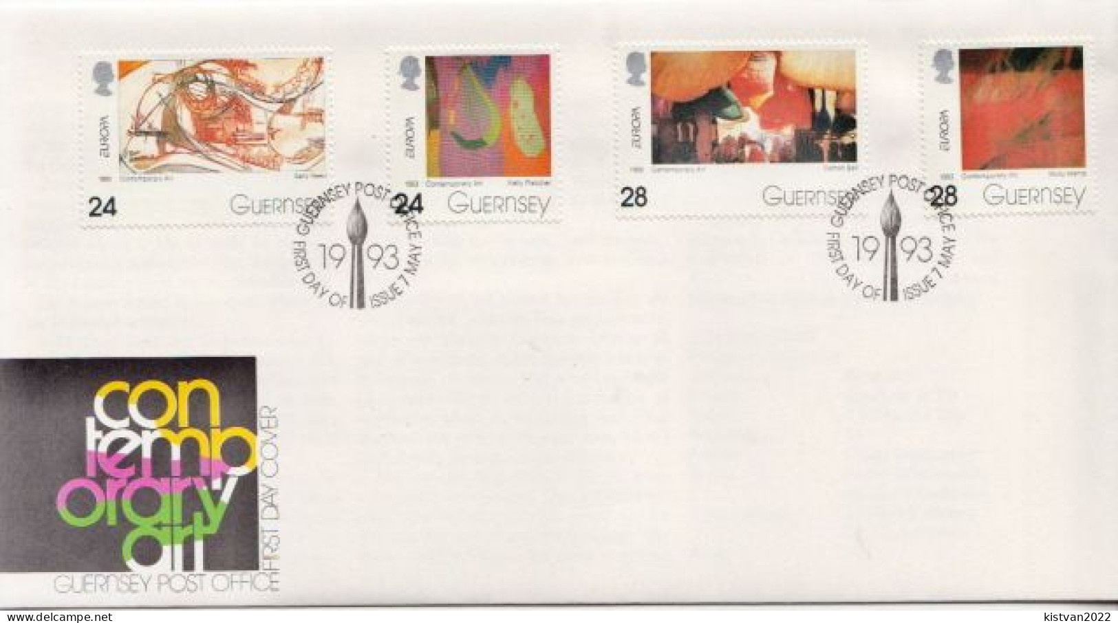 Guernsey Set On FDC - 1993