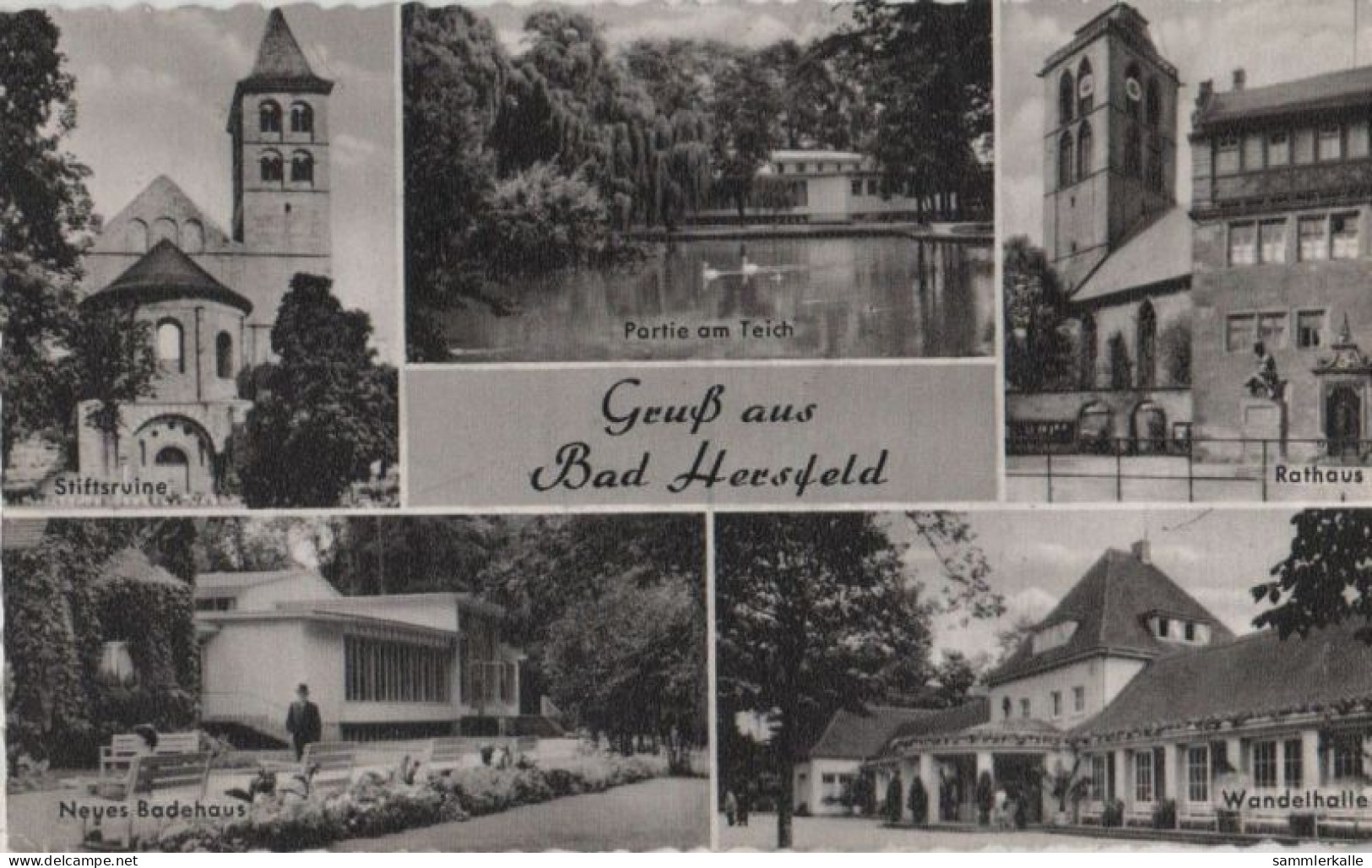 87965 - Bad Hersfeld - U.a. Stiftsruine - 1958 - Bad Hersfeld