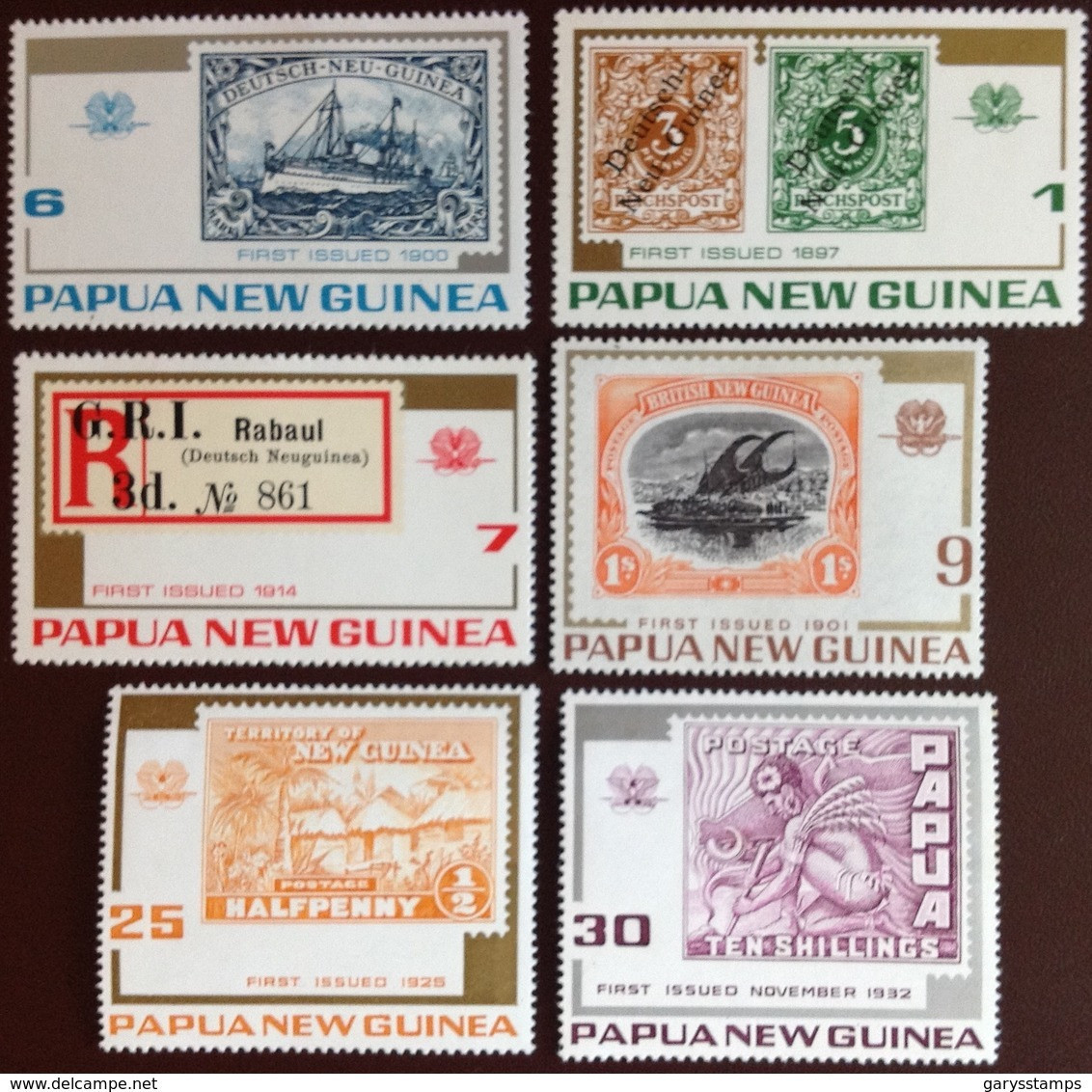 Papua New Guinea 1973 Stamp Anniversary MNH - Papua-Neuguinea