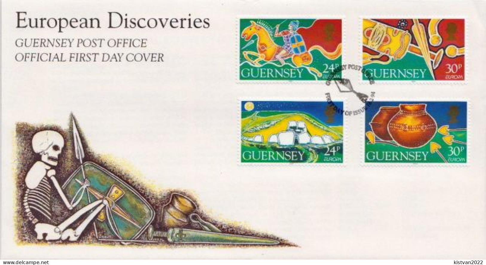 Guernsey Set On FDC - 1994