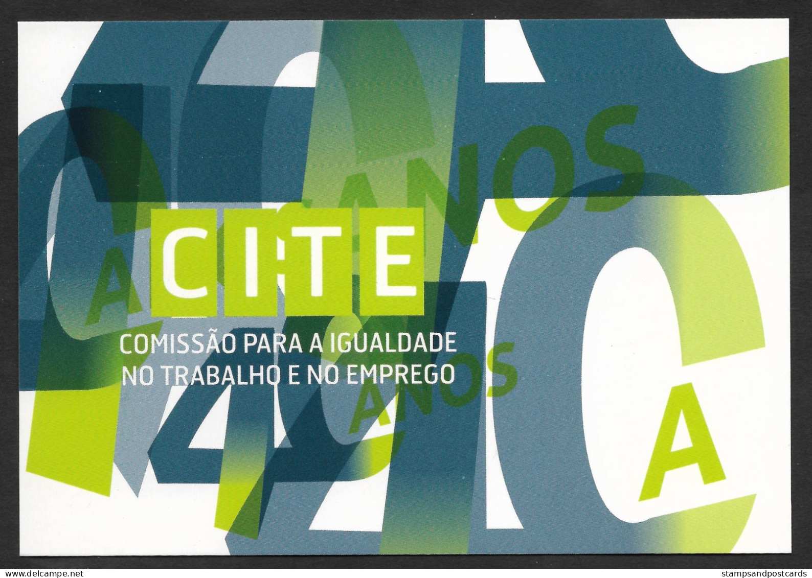 Portugal Entier Postal 2019  CITE Commission Pour L' égalité D' Emploi Stationery  Employment Equality Commission - Postal Stationery